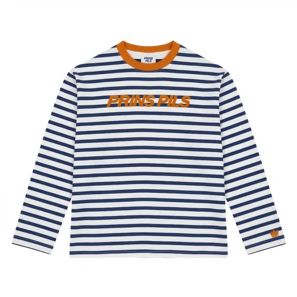 Striped Longsleeve - Blauw