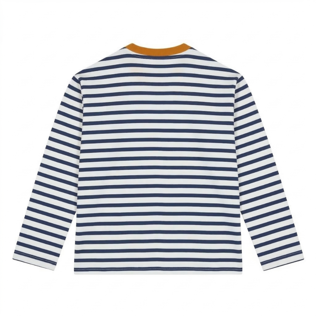 Striped Longsleeve - Blauw