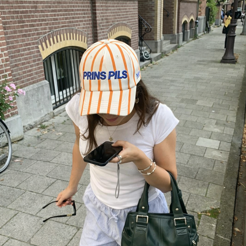 Pin Striped Pet - Oranje